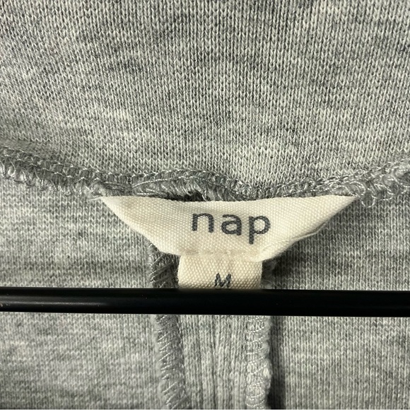 Nap Loungewear Heather Gray Pure Cotton Loose Cut Sweatshirt - Picture 5 of 7